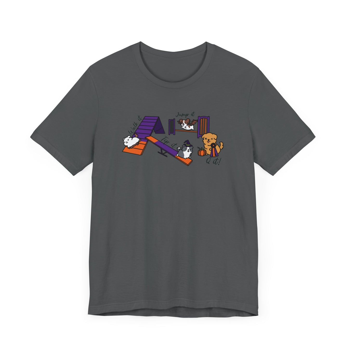 Halloween Agility Day Unisex Jersey Short Sleeve Tee