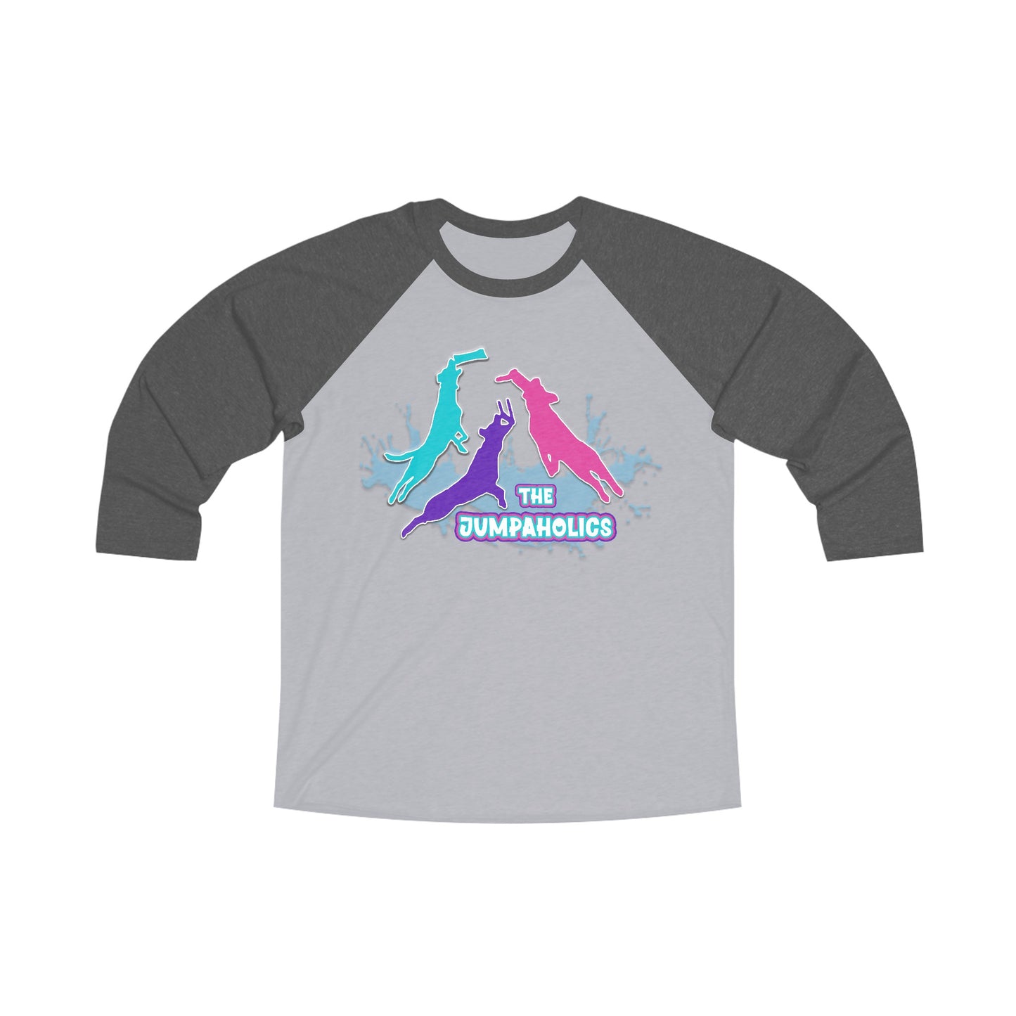 Jumpaholics Unisex Tri-Blend 3\4 Raglan Tee