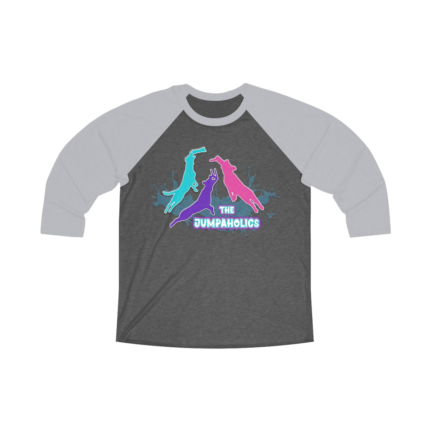 Jumpaholics Unisex Tri-Blend 3\4 Raglan Tee