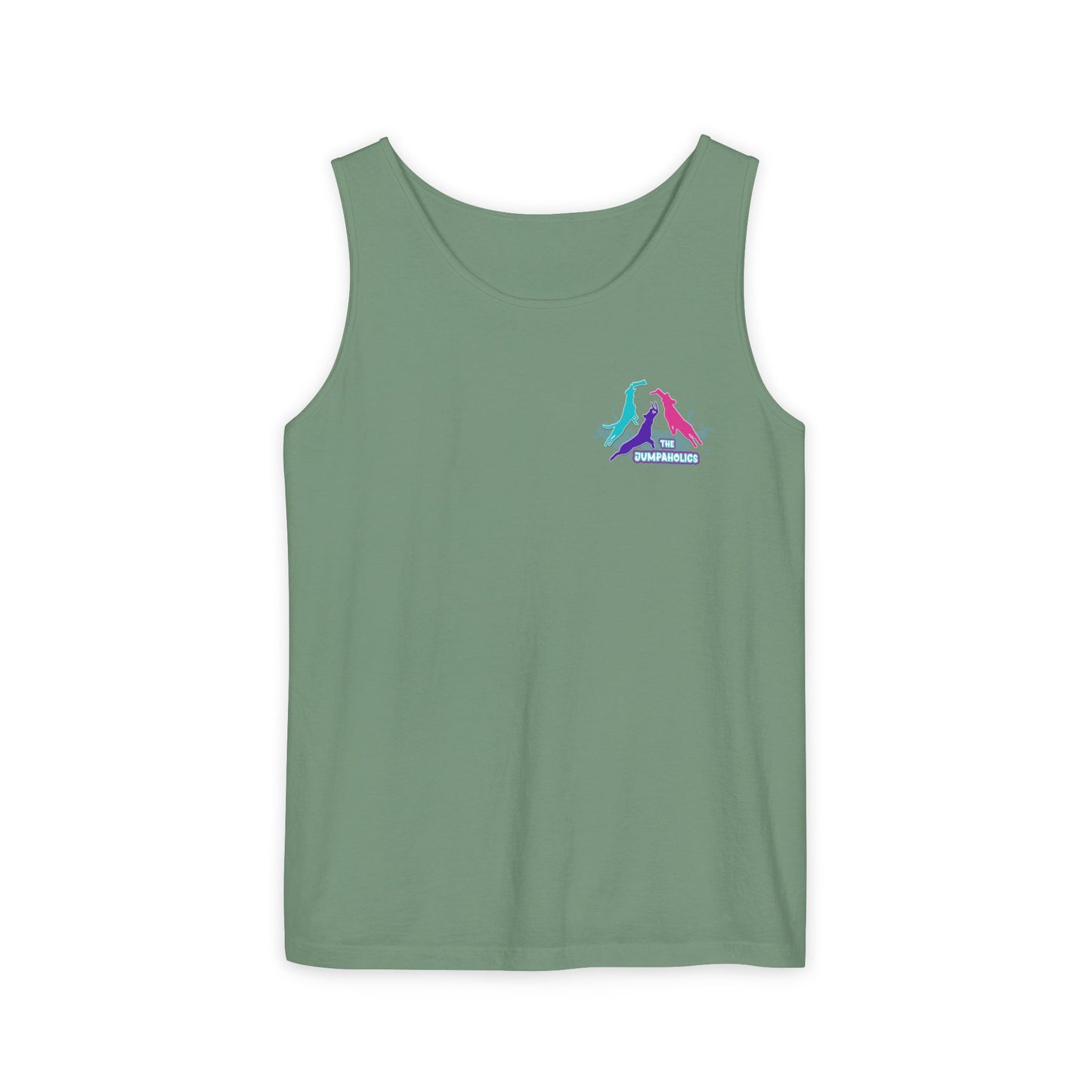 Jumpaholics Pocket Image Unisex Garment-Dyed Tank Top