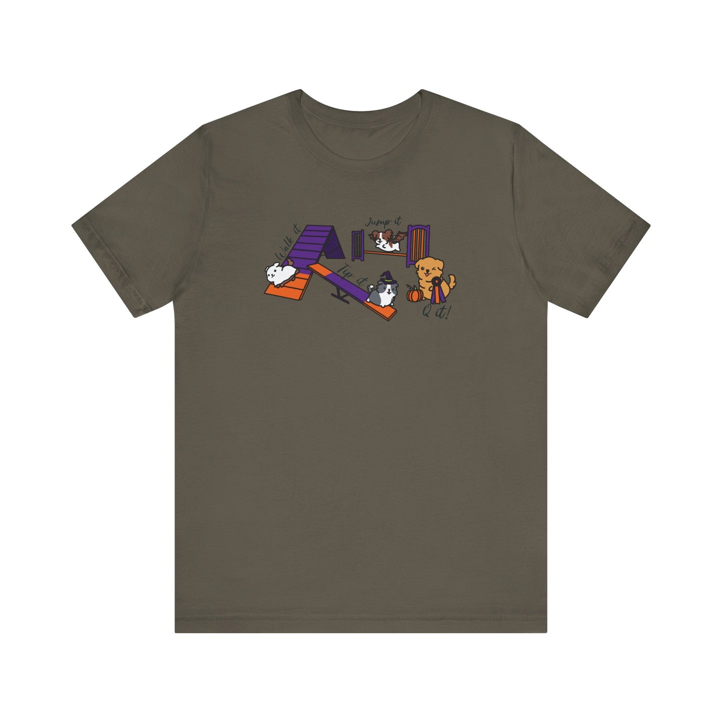 Halloween Agility Day Unisex Jersey Short Sleeve Tee