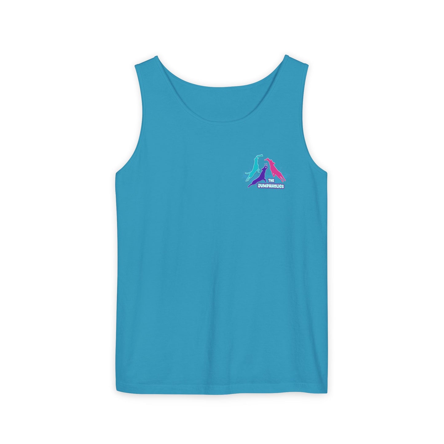 Jumpaholics Pocket Image Unisex Garment-Dyed Tank Top