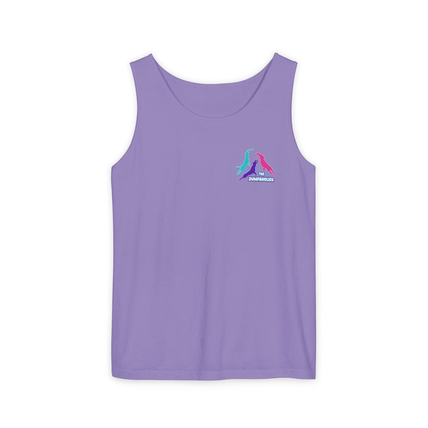 Jumpaholics Pocket Image Unisex Garment-Dyed Tank Top