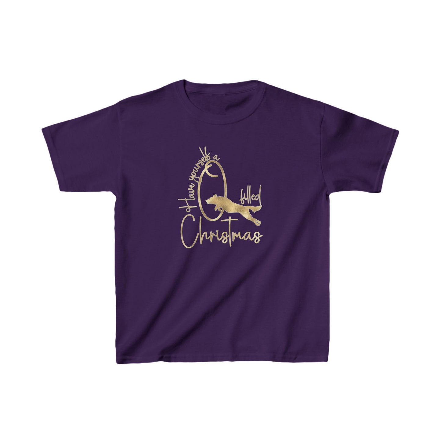 Kids Have Yourself a Q Filled Christmas Heavy Cotton™ Tee