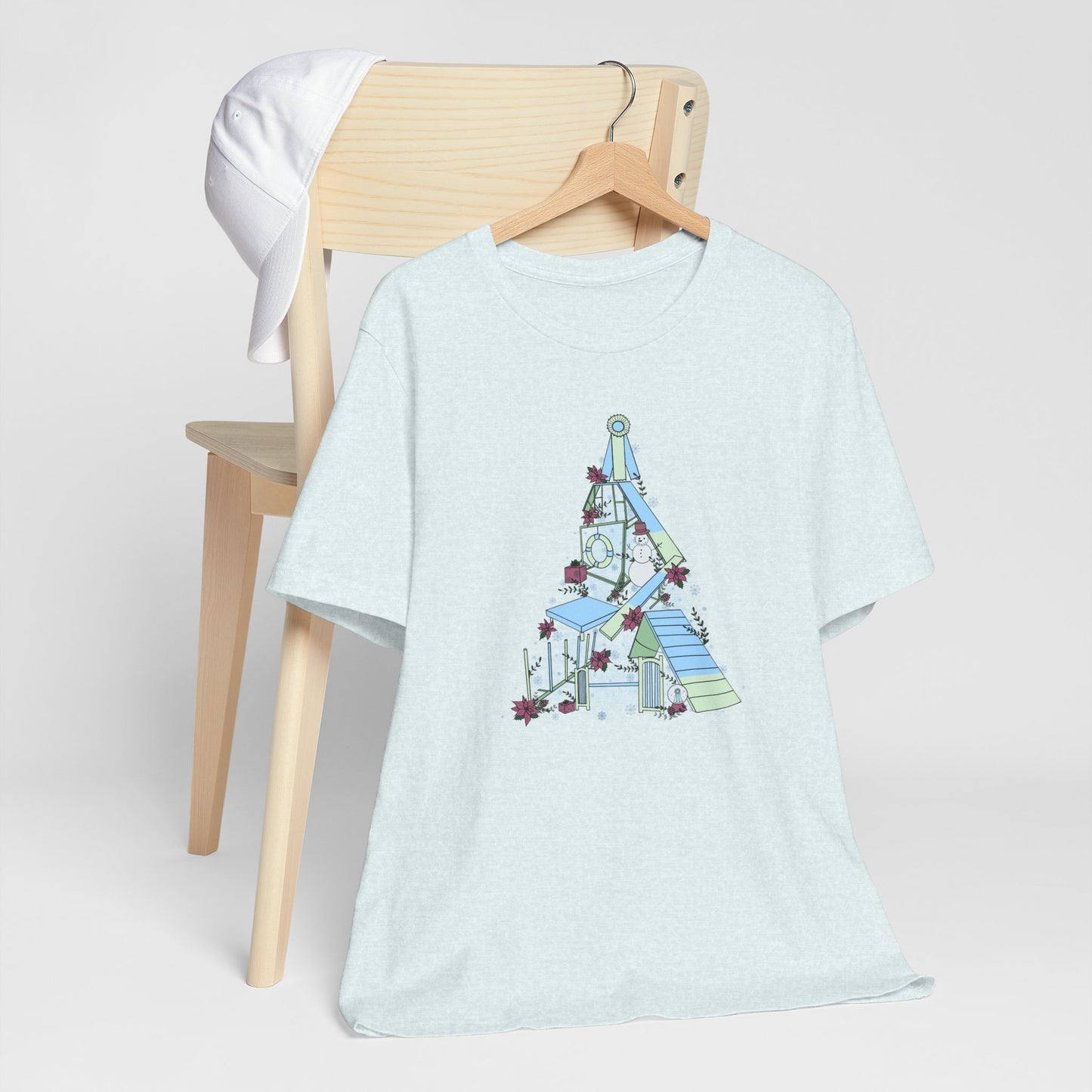 Holly Jolly Agility Tree Bella + Canvas Short Sleeve Tee