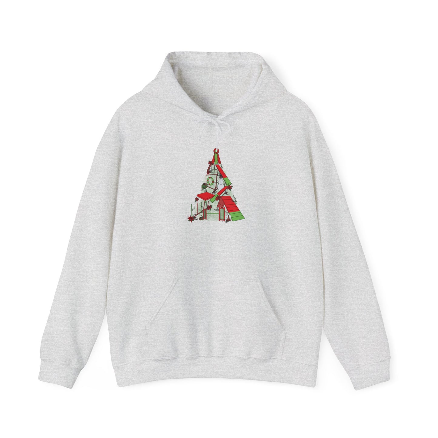 Merry & Bright Agility Tree Heavy Blend™ Hooded Sweatshirt