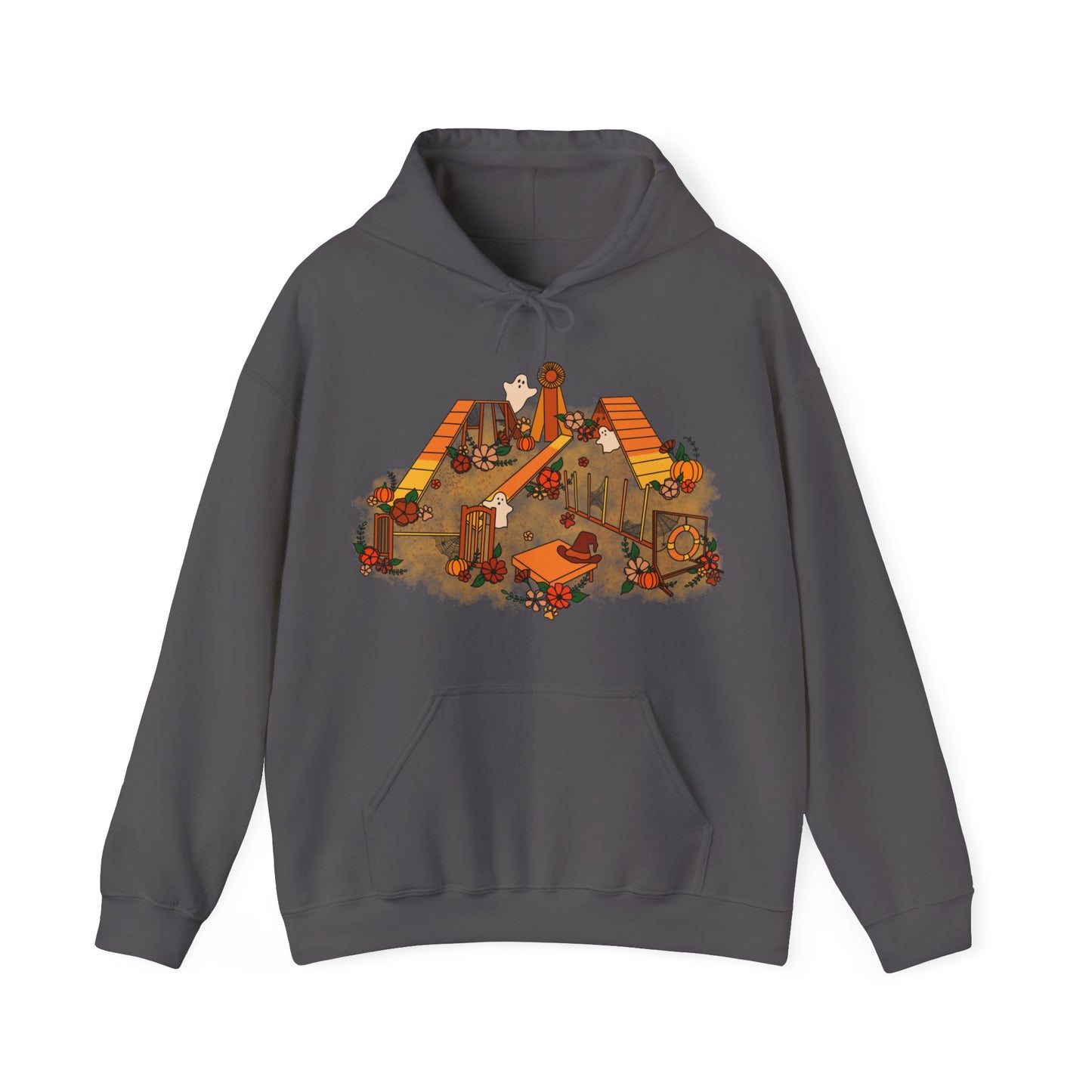 Candy Corn Halloween Agility Equipment Unisex Heavy Blend™ Hooded Sweatshirt