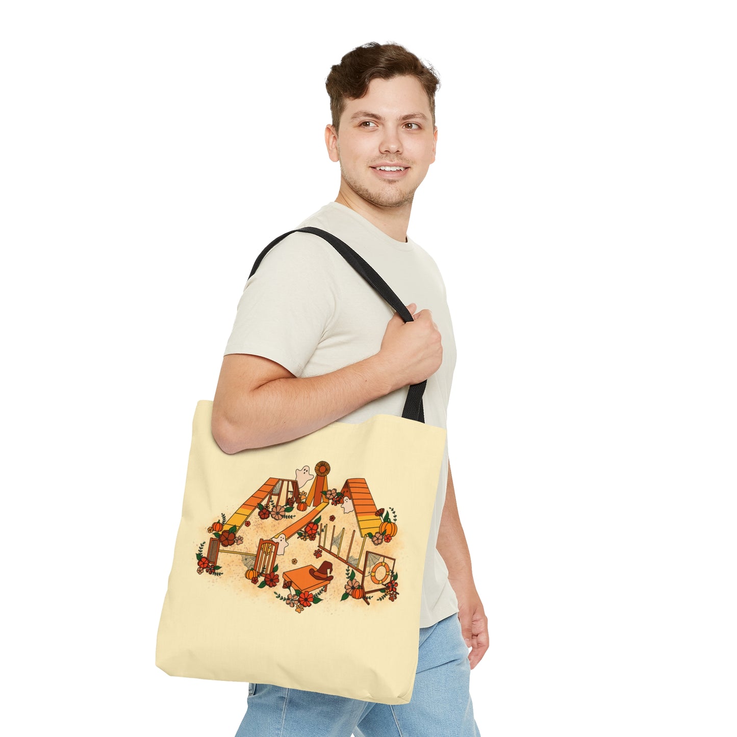 Candy Corn Halloween Agility Equipment Tote Bag