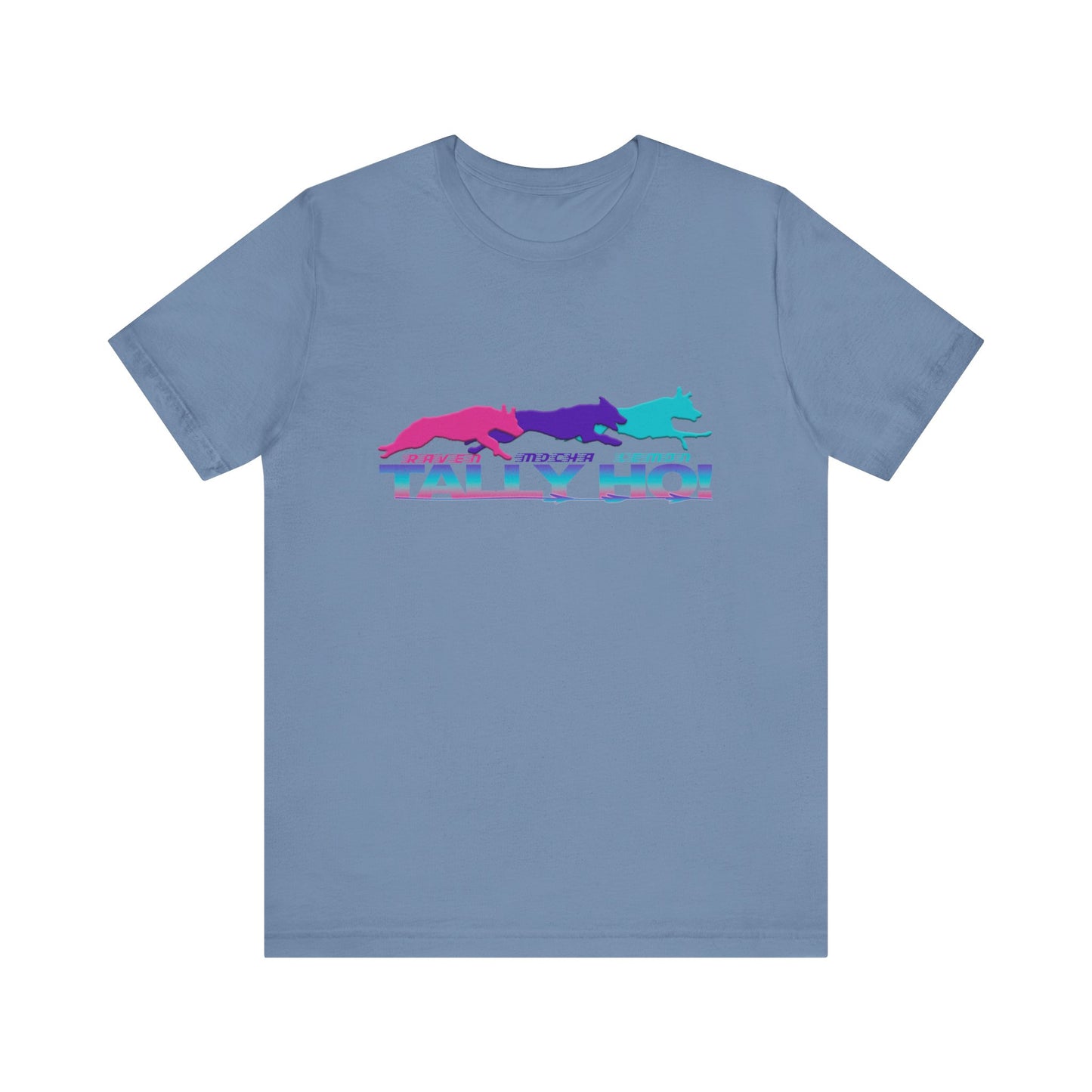 Tally Ho! Jumpaholics Unisex Tee – Fun and Vibrant Short Sleeve Shirt
