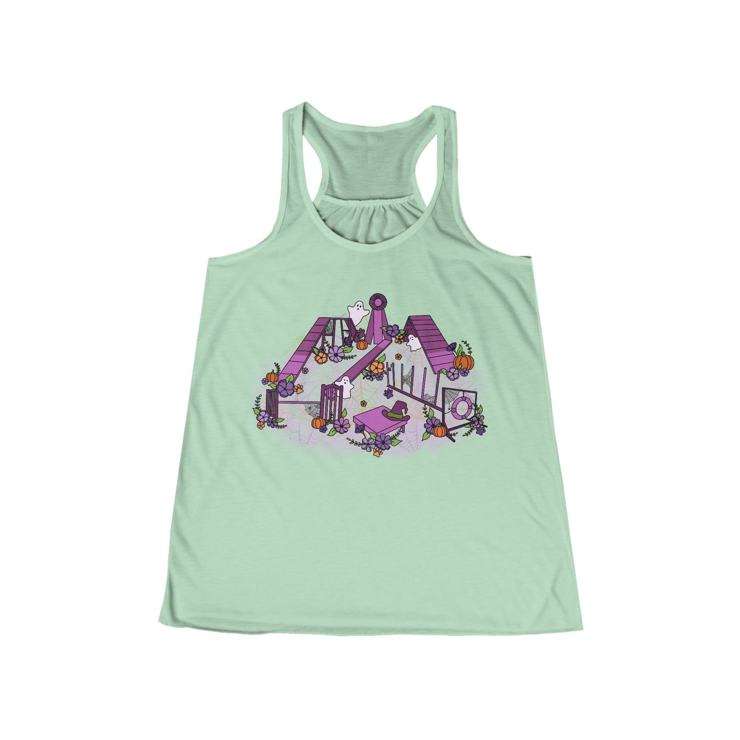 Spooky Agility Equipment Women's Flowy Racerback Tank