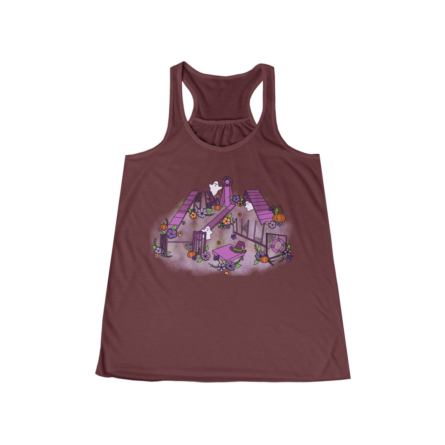 Spooky Agility Equipment Women's Flowy Racerback Tank