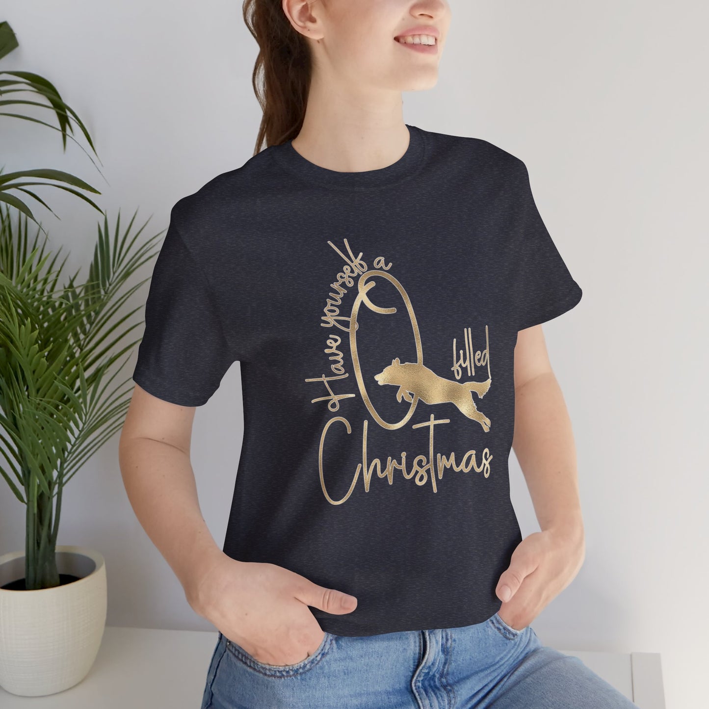 Have Yourself a Q Filled Christmas Bella + Canvas Short Sleeve Tee