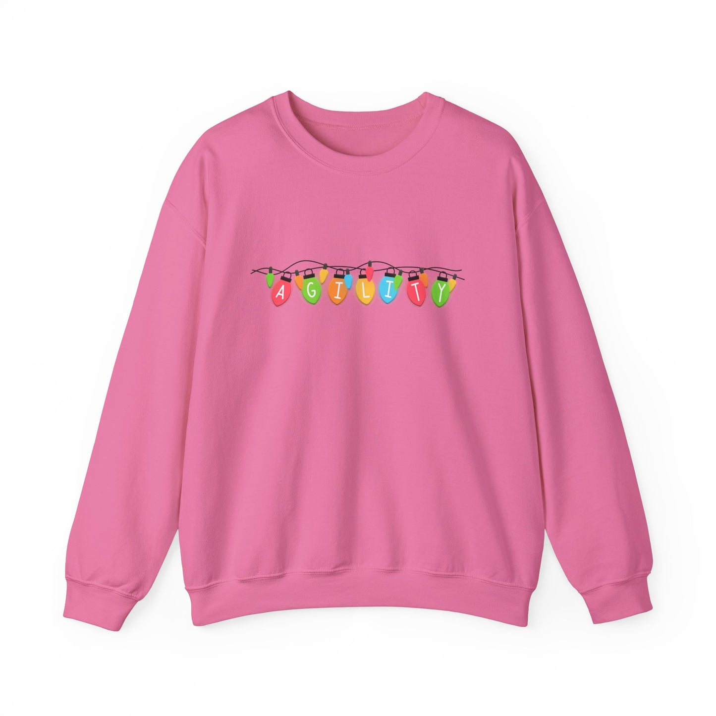 Agility Holiday Lights Heavy Blend™ Crewneck Sweatshirt