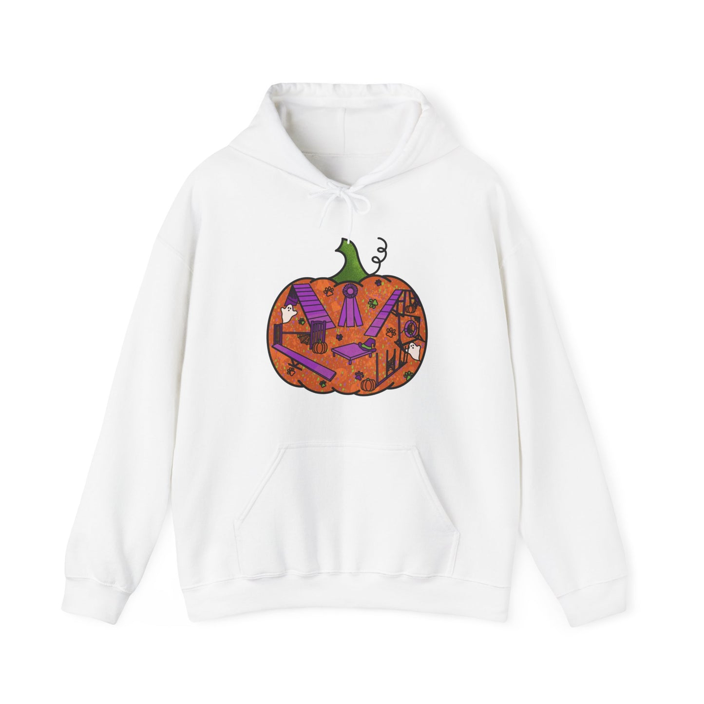 Spooky Pumpkin Unisex Heavy Blend™ Hooded Sweatshirt