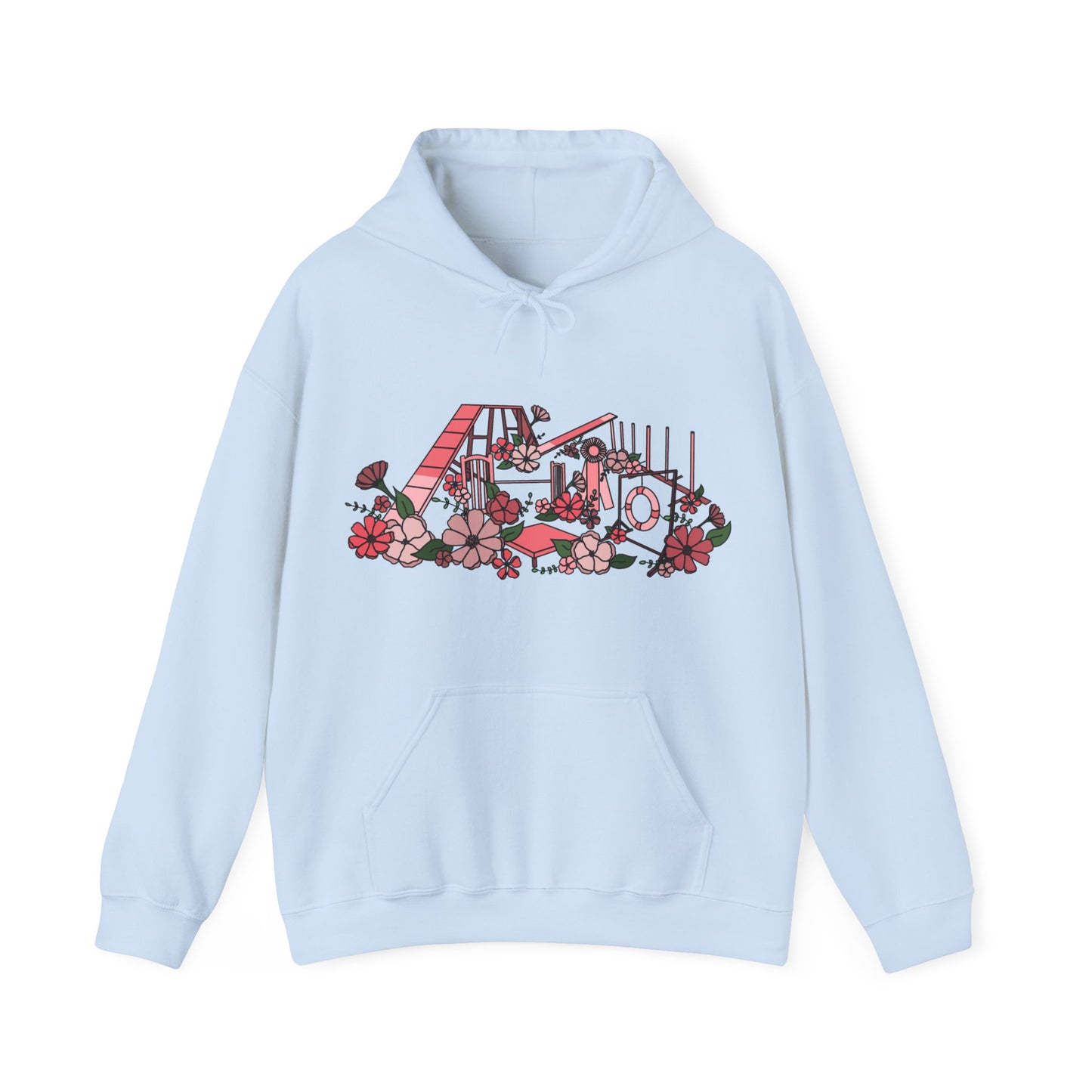 Agility Equipment Floral Unisex Heavy Blend Hooded Sweatshirt