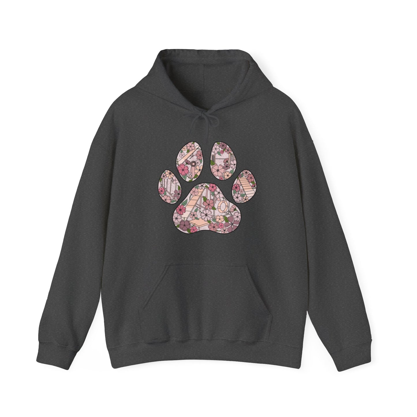 Agility Paw Unisex Heavy Blend Hooded Sweatshirt
