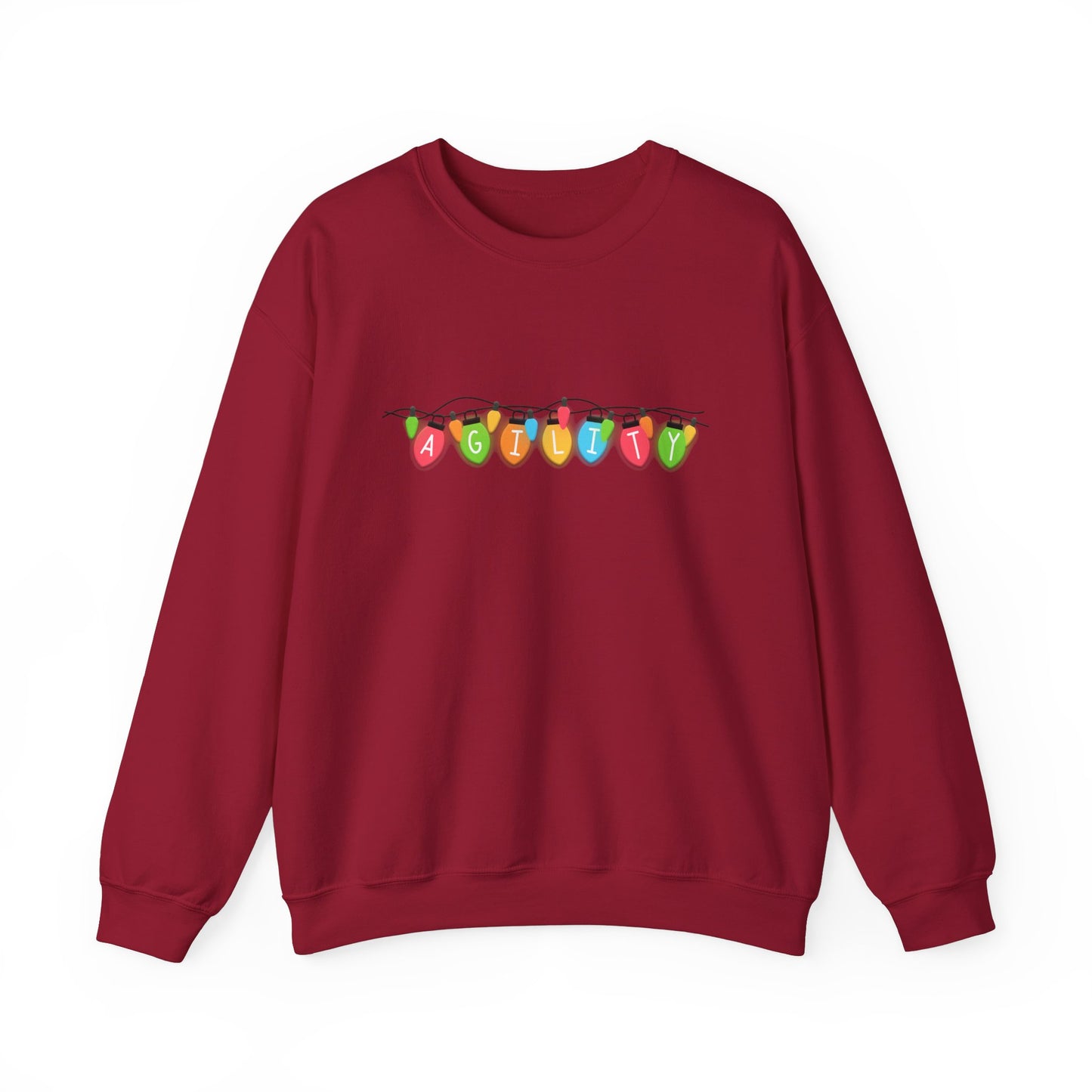 Agility Holiday Lights Heavy Blend™ Crewneck Sweatshirt