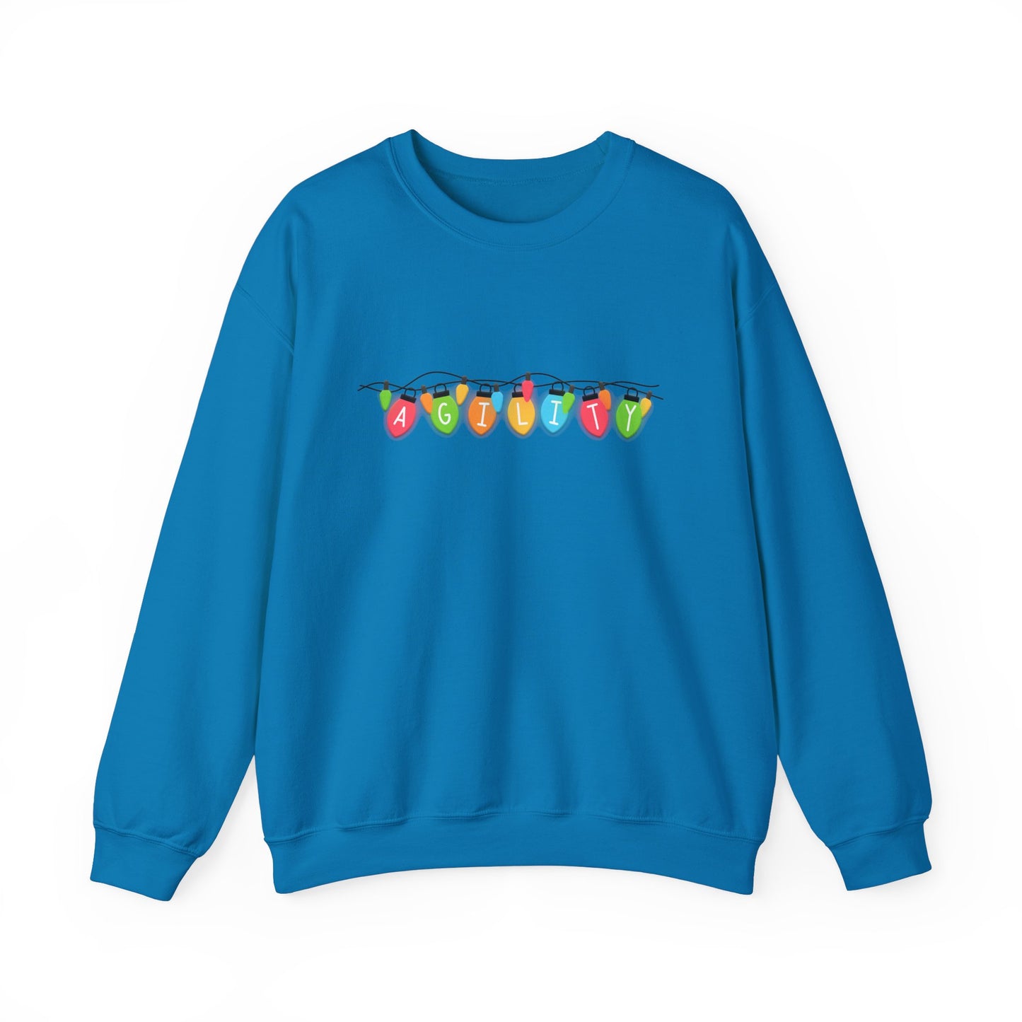 Agility Holiday Lights Heavy Blend™ Crewneck Sweatshirt