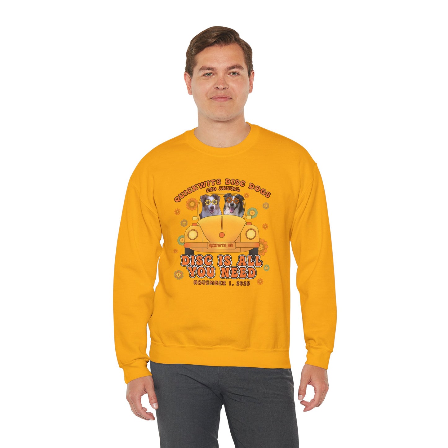 Unisex Crew Disc is All You Need Sweatshirt