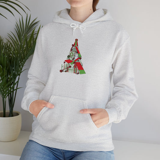 Merry & Bright Agility Tree Heavy Blend™ Hooded Sweatshirt