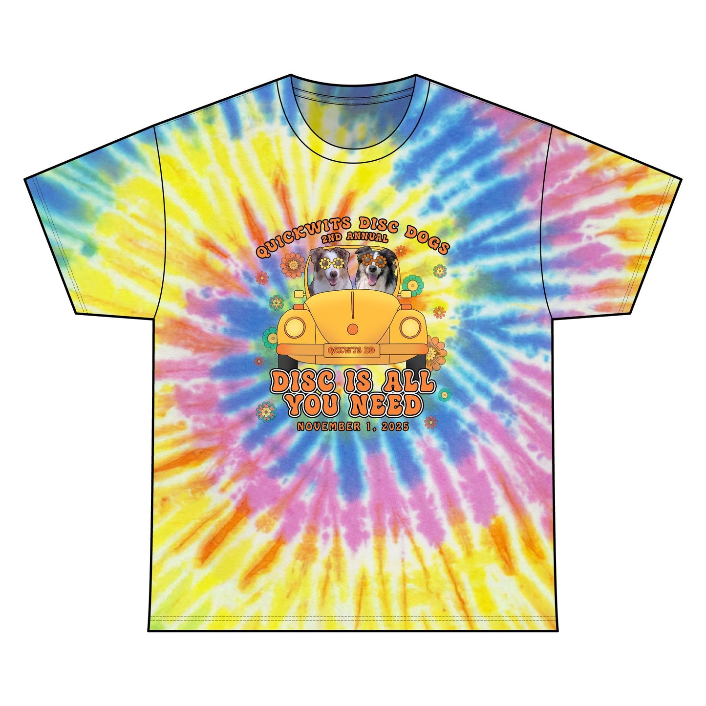 Unisex Tie Dye Gilldan Disc is All You Need T-shirt