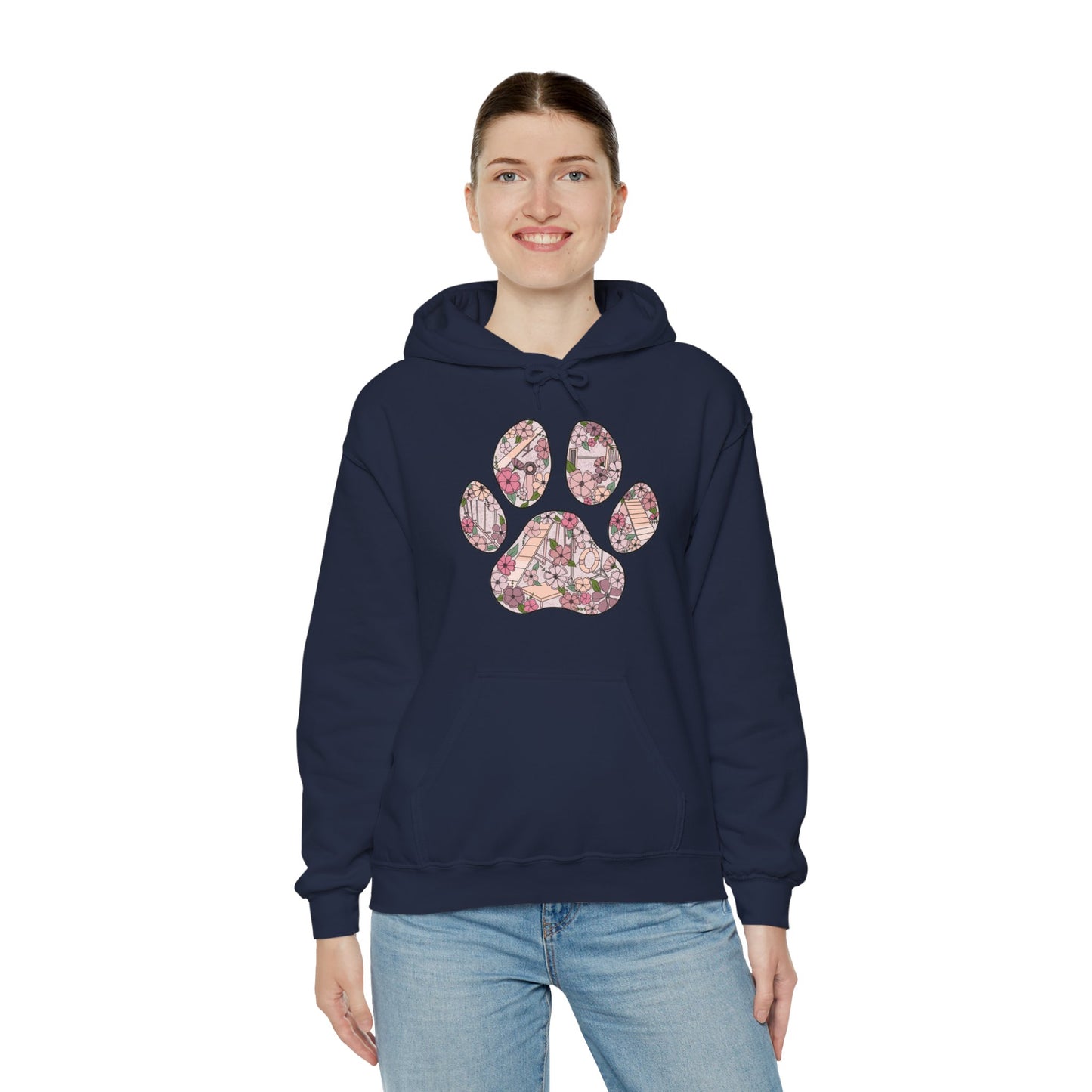Agility Paw Unisex Heavy Blend Hooded Sweatshirt