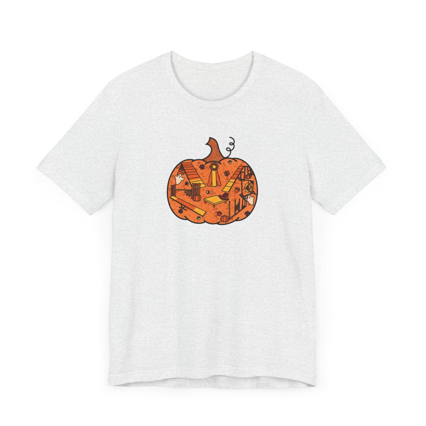 Candy Corn Agility Pumpkin Unisex Jersey Short Sleeve Tee