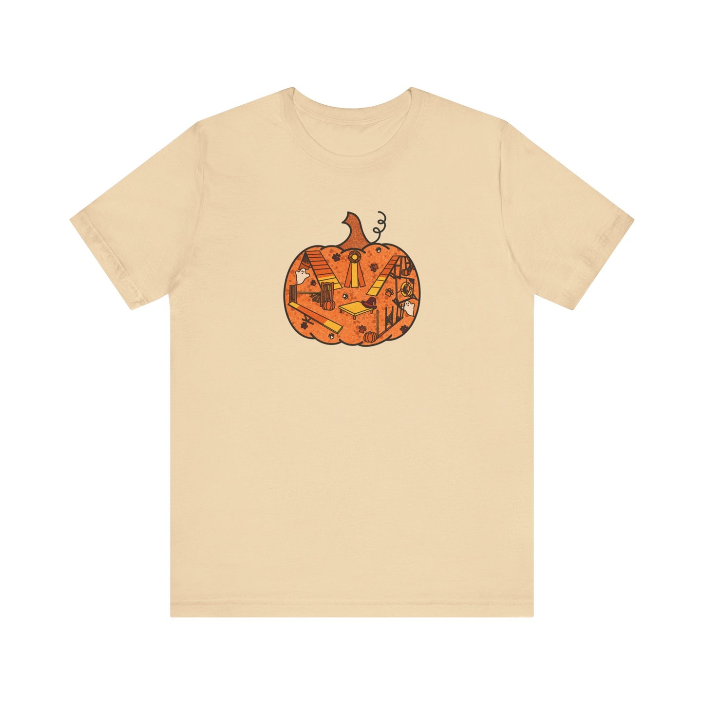 Candy Corn Agility Pumpkin Unisex Jersey Short Sleeve Tee