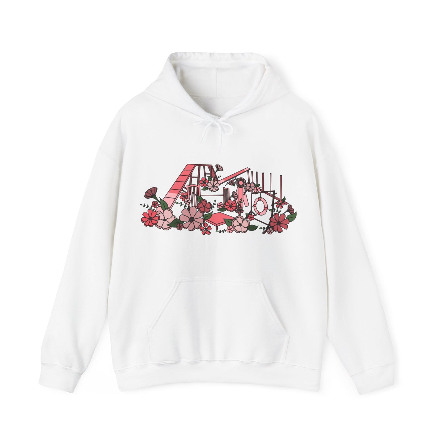 Agility Equipment Floral Unisex Heavy Blend Hooded Sweatshirt