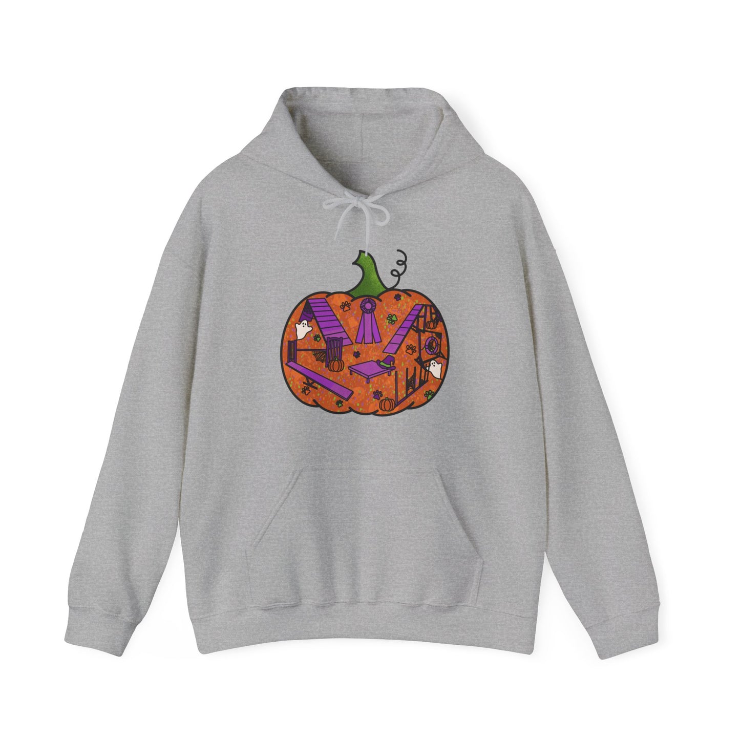 Spooky Pumpkin Unisex Heavy Blend™ Hooded Sweatshirt