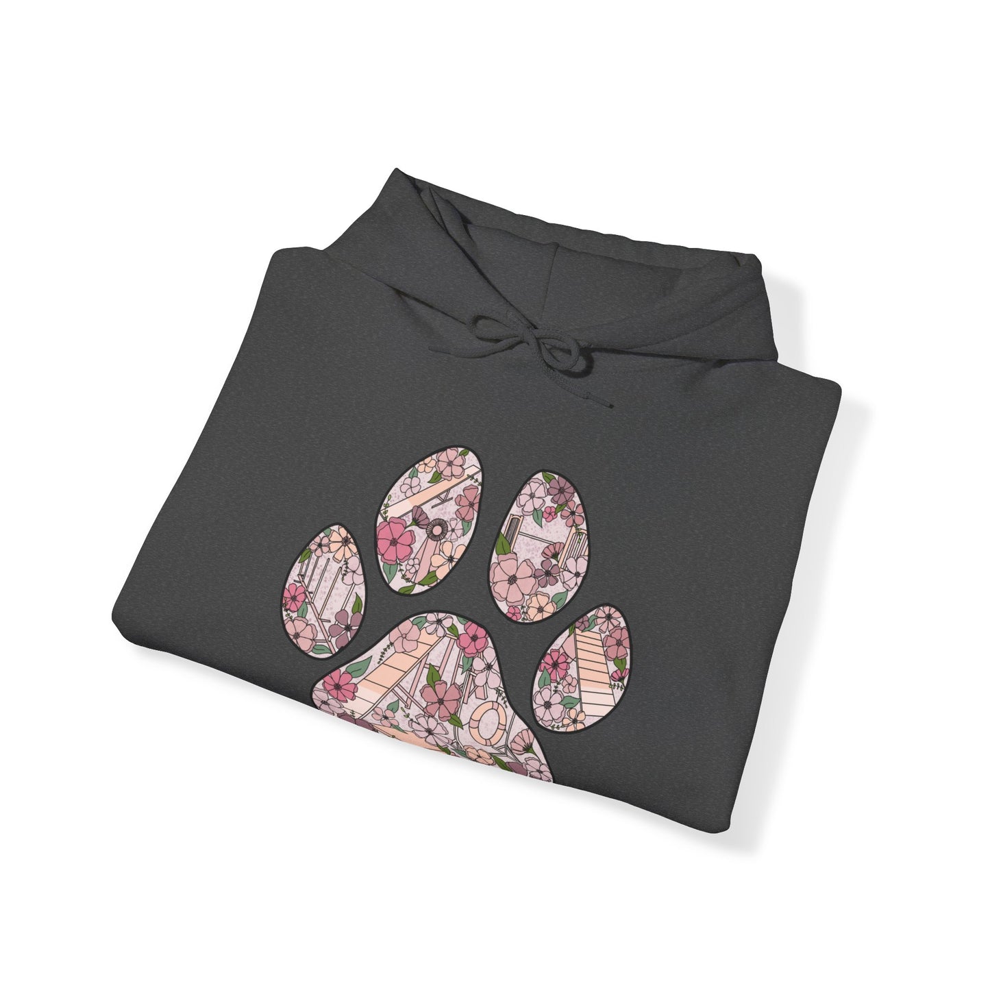 Agility Paw Unisex Heavy Blend Hooded Sweatshirt