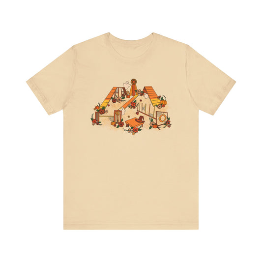 Candy Corn Agility Equipment Unisex Jersey Short Sleeve Tee