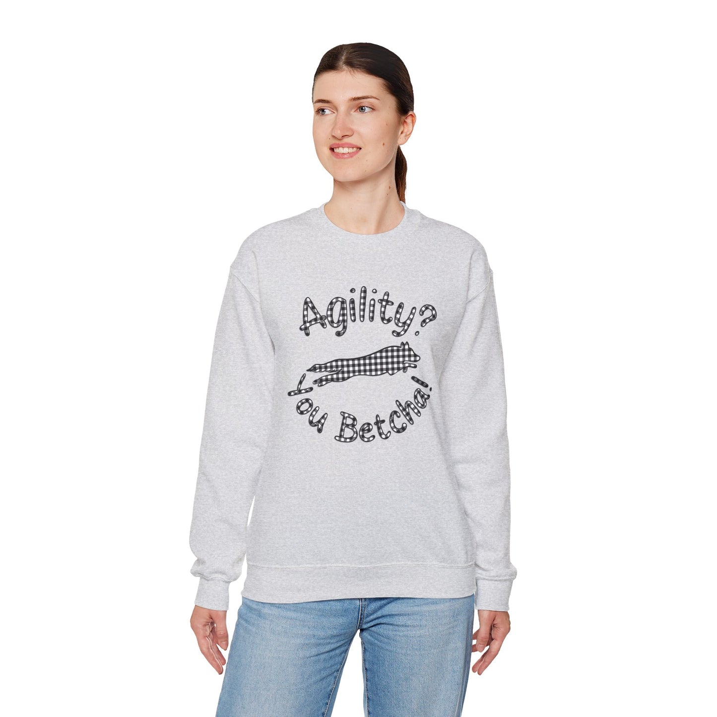 Agility? You Betcha! Heavy Blend™ Crewneck Sweatshirt