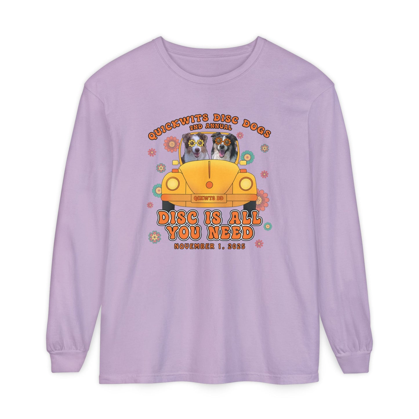 Comfort Colors Disc is All You Need Long Sleeve Shirt