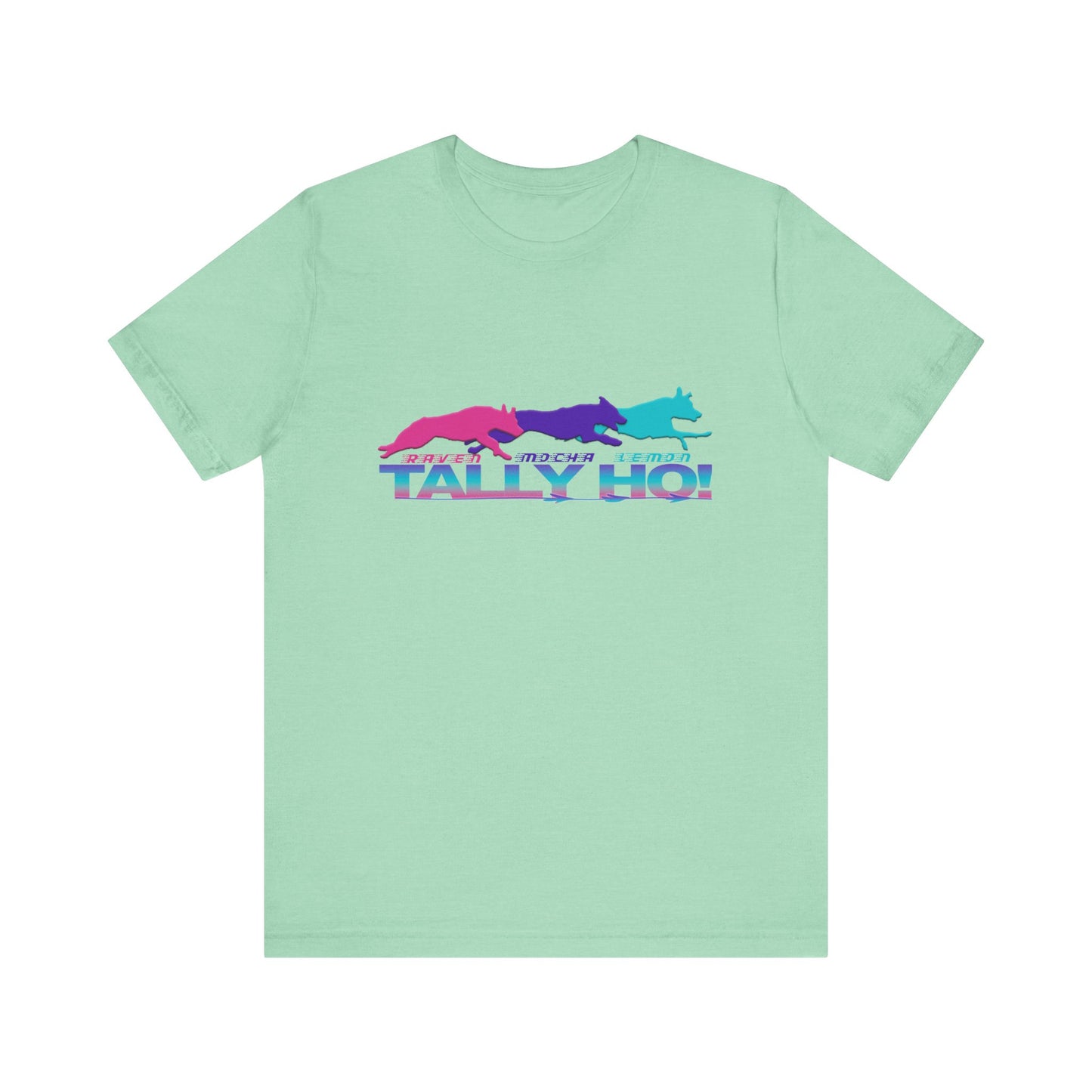 Tally Ho! Jumpaholics Unisex Tee – Fun and Vibrant Short Sleeve Shirt