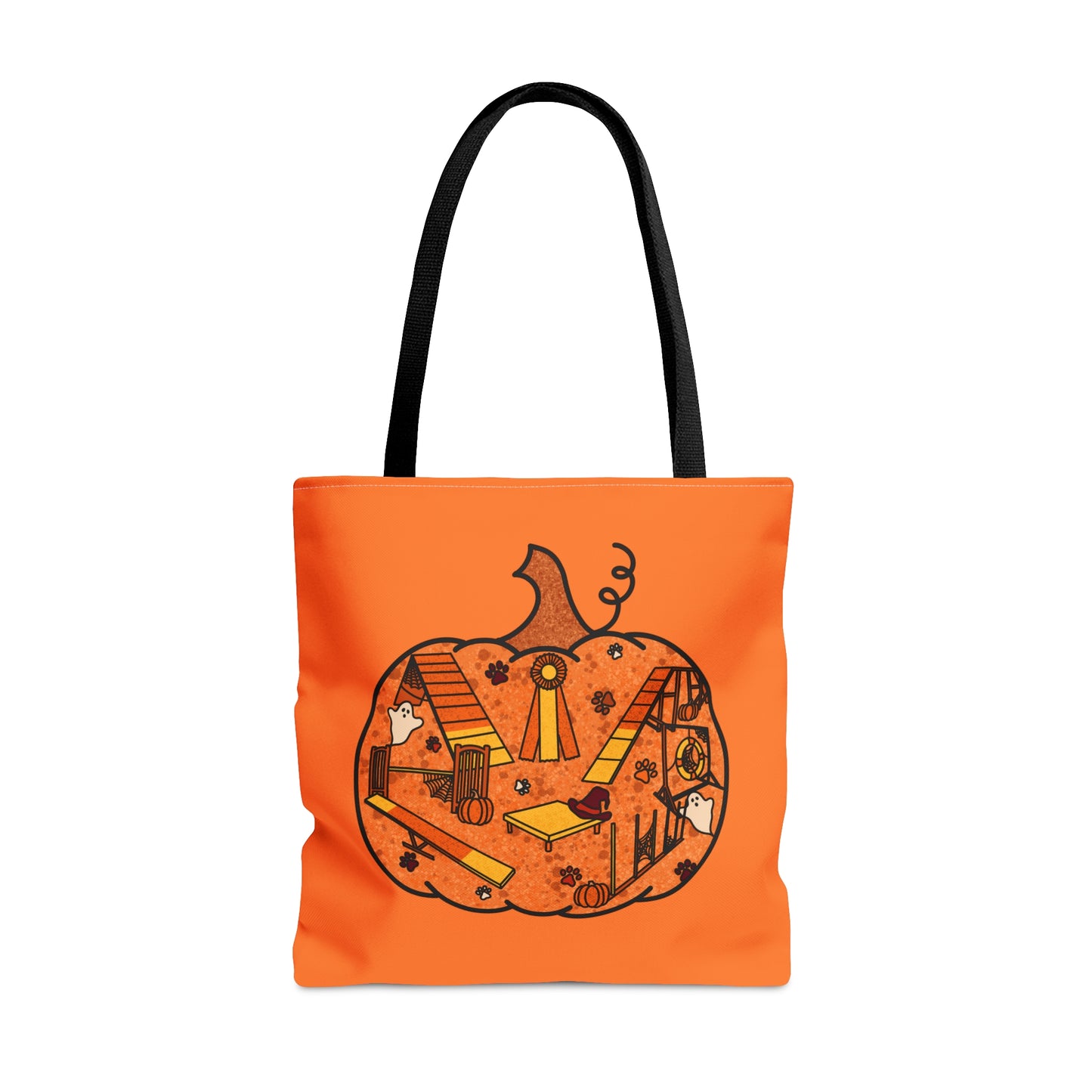 Candy Corn Pumpkin Tote Bag