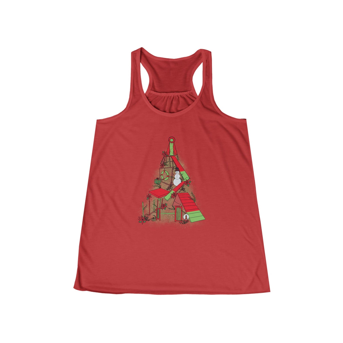 Merry and Bright Women's Flowy Tank