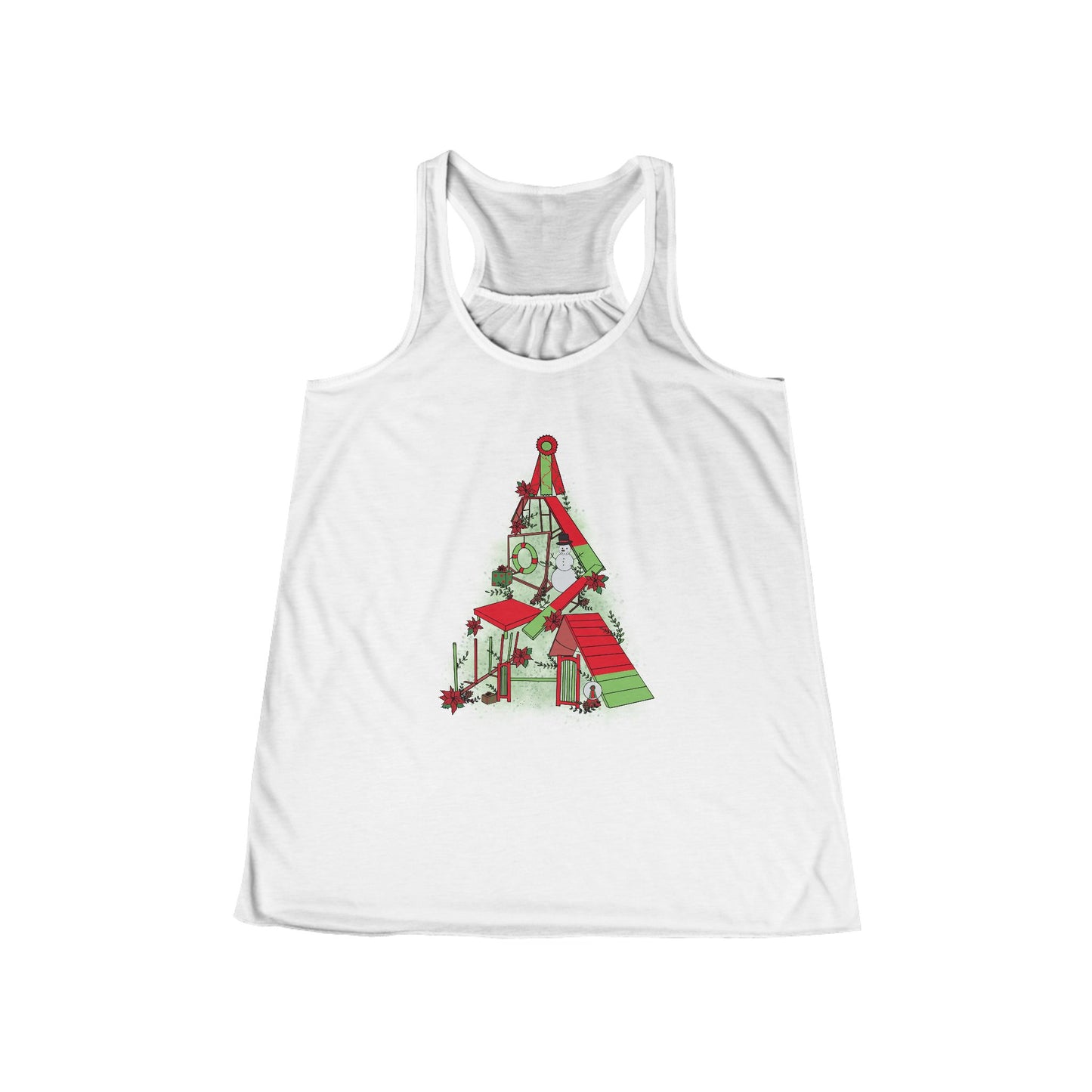 Merry and Bright Women's Flowy Tank