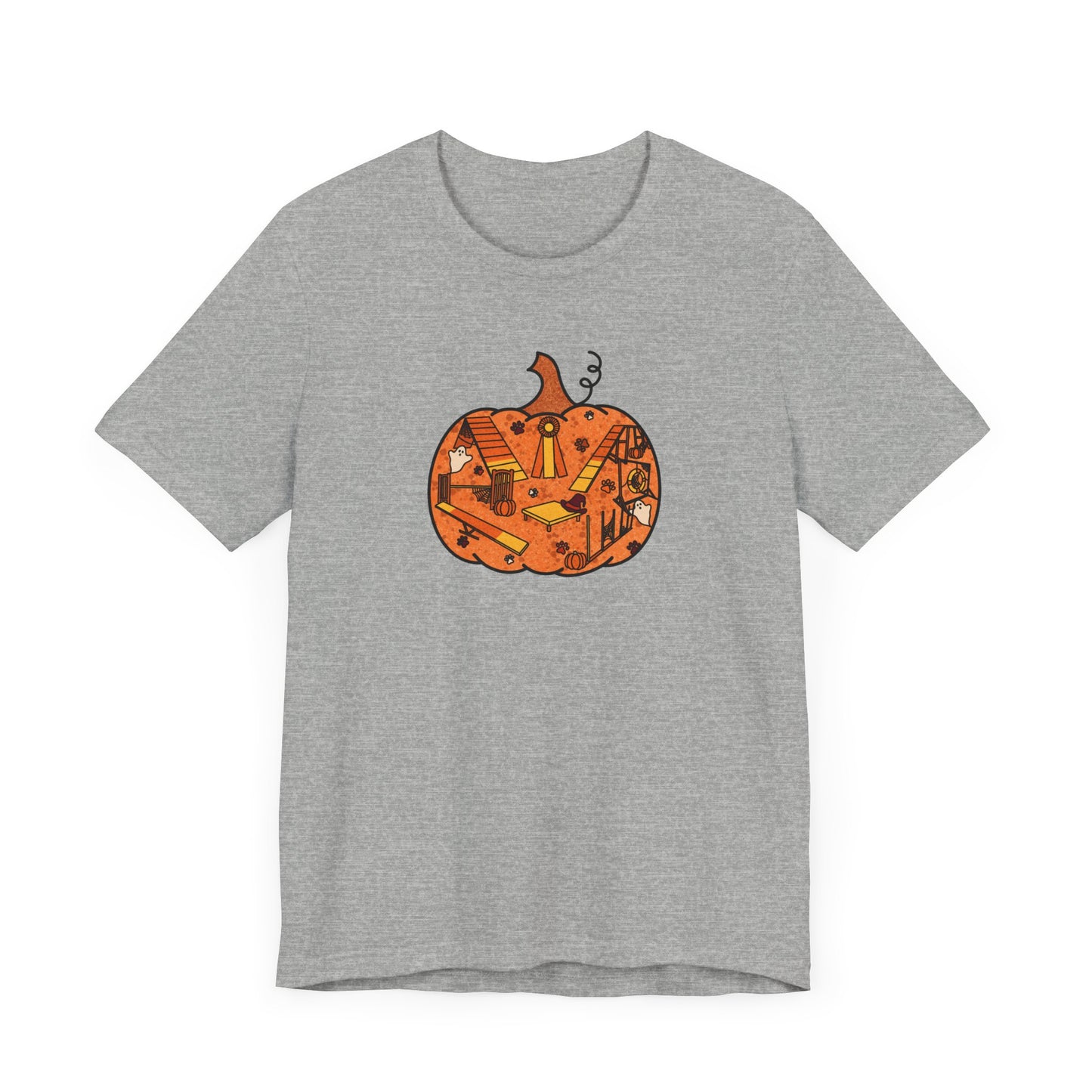 Candy Corn Agility Pumpkin Unisex Jersey Short Sleeve Tee