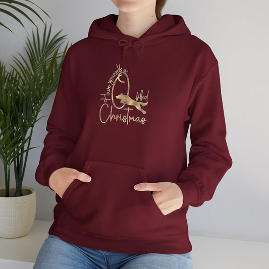 Have Yourself a Q Filled Christmas Heavy Blend™ Hooded Sweatshirt