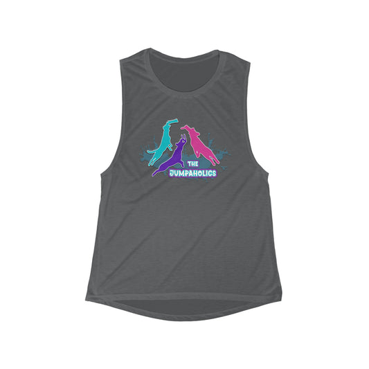 Jumpaholics Women's Flowy Scoop Muscle Tank