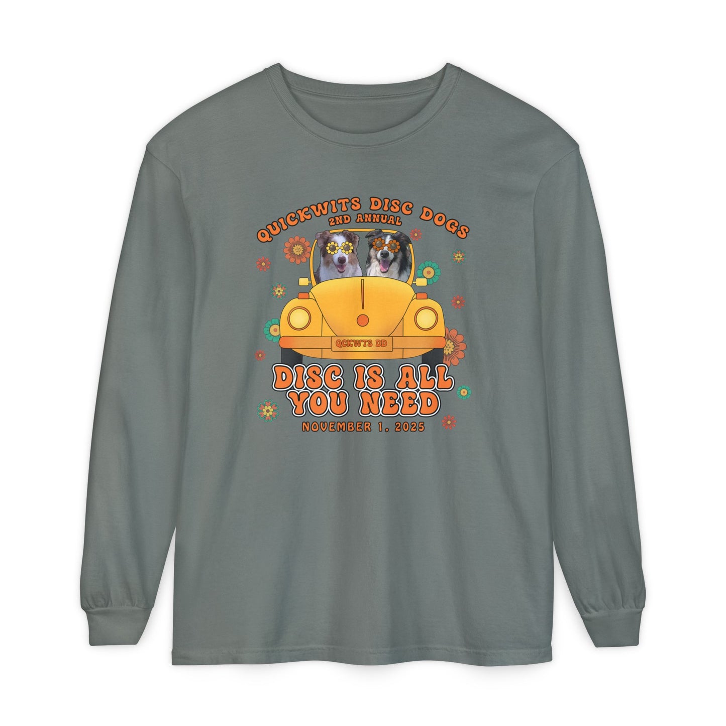 Comfort Colors Disc is All You Need Long Sleeve Shirt