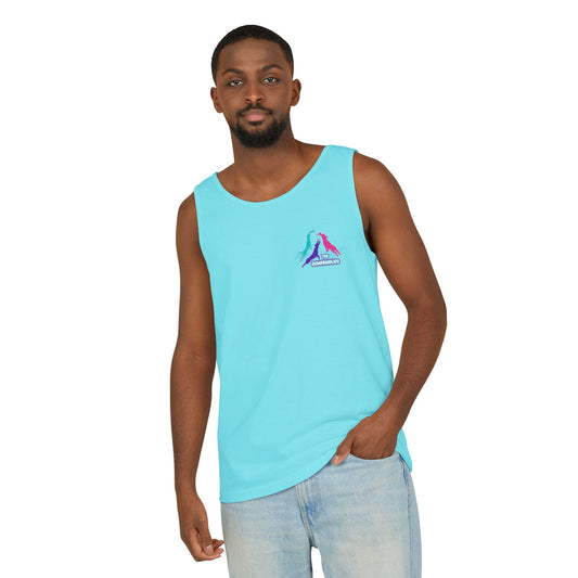 Jumpaholics Pocket Image Unisex Garment-Dyed Tank Top