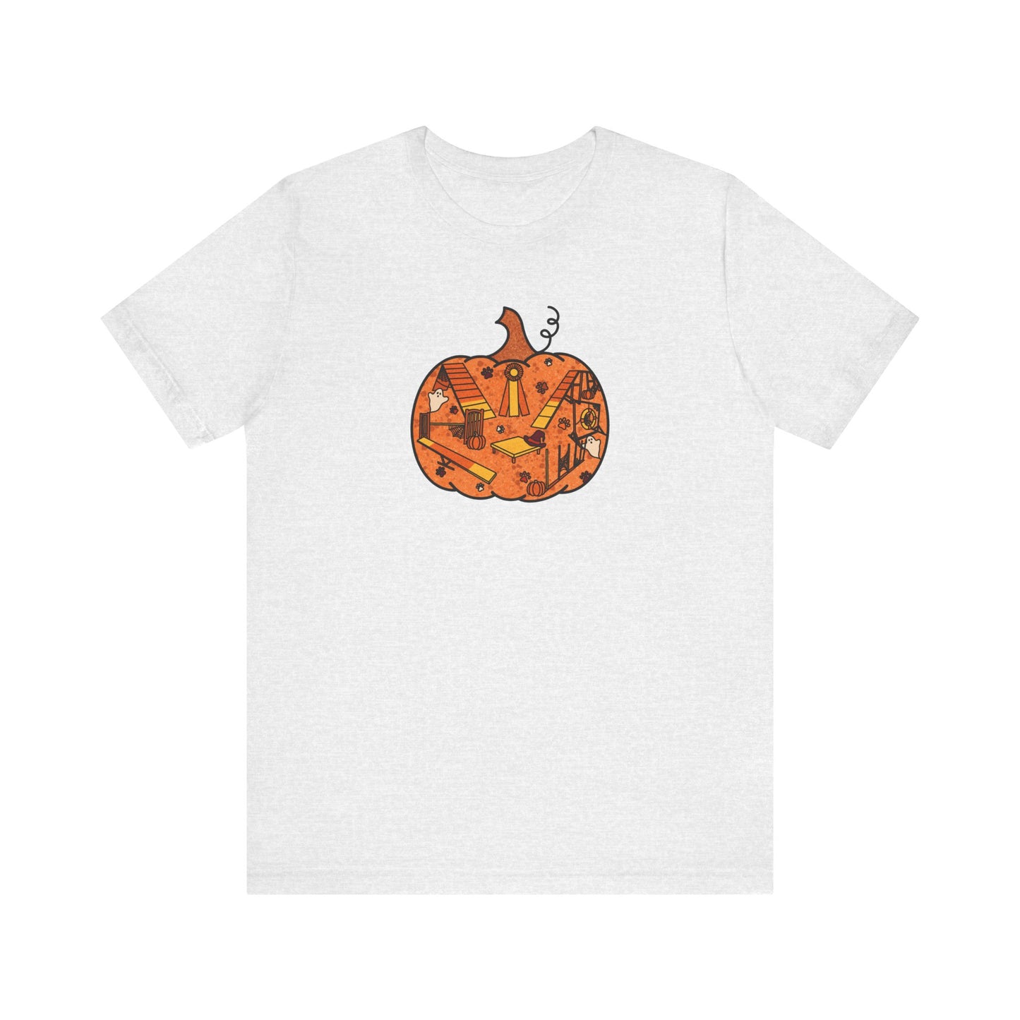 Candy Corn Agility Pumpkin Unisex Jersey Short Sleeve Tee