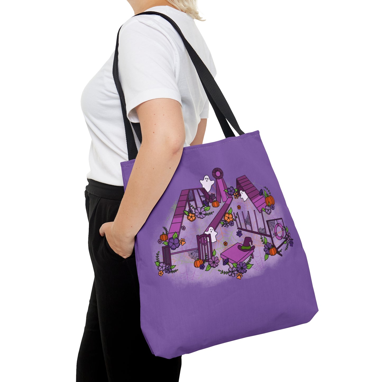 Spooky Halloween Agility Equipment Tote Bag