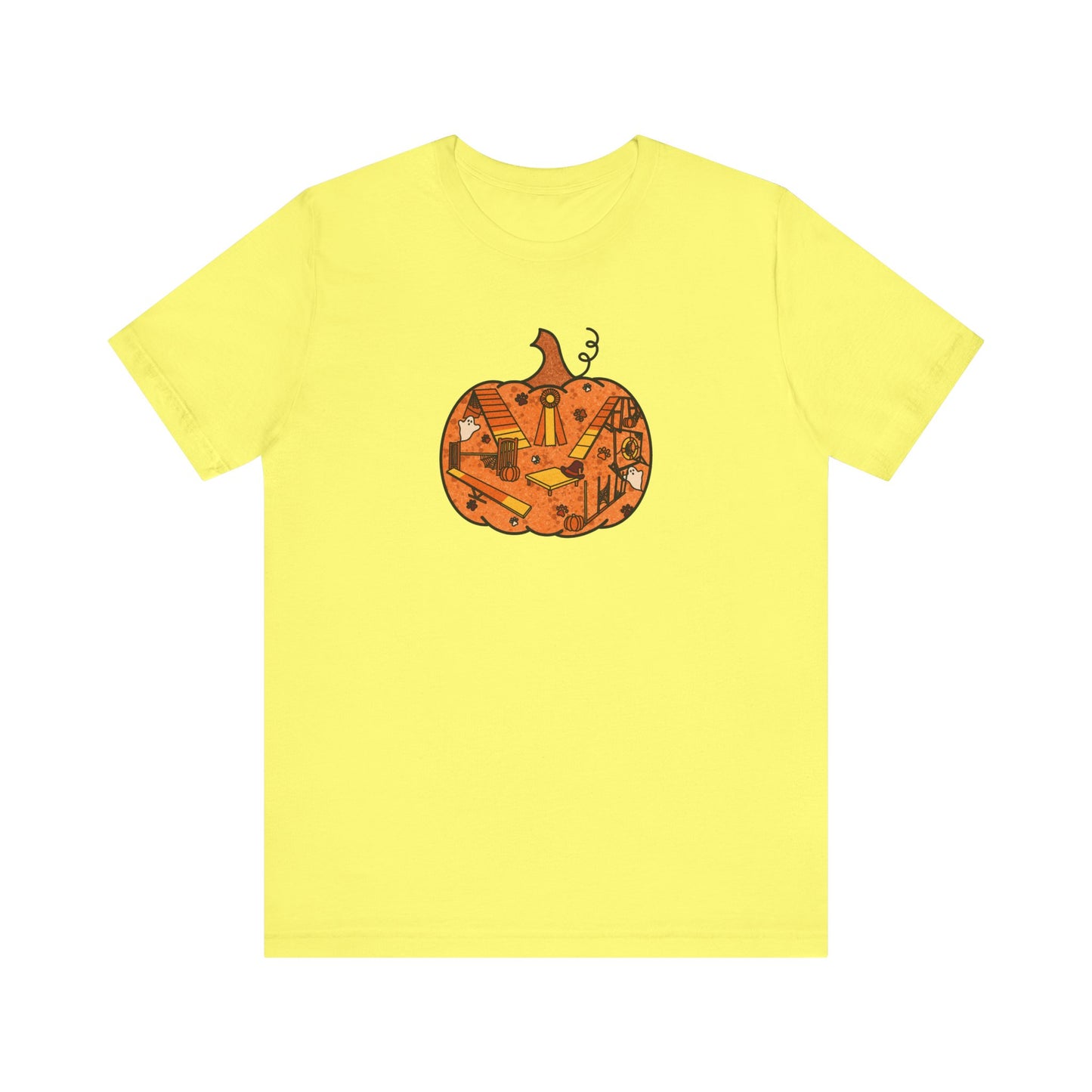 Candy Corn Agility Pumpkin Unisex Jersey Short Sleeve Tee