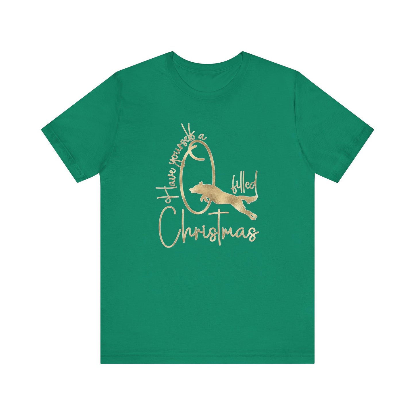 Have Yourself a Q Filled Christmas Bella + Canvas Short Sleeve Tee