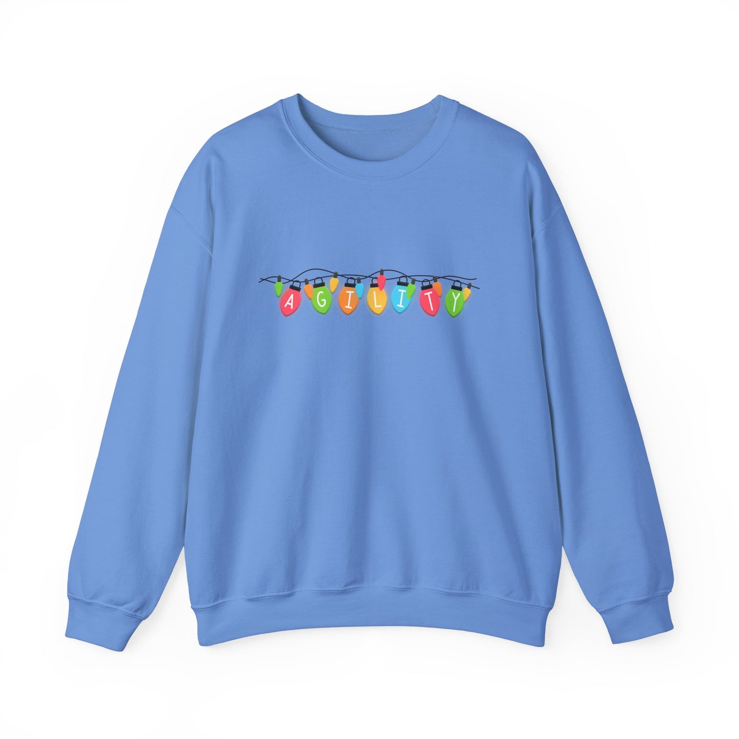 Agility Holiday Lights Heavy Blend™ Crewneck Sweatshirt