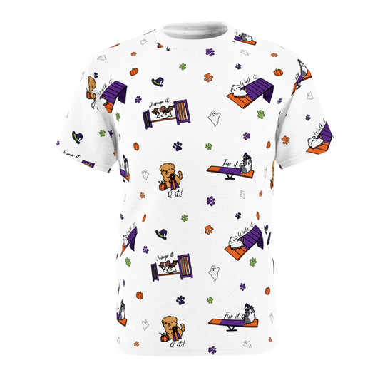 Halloween Agility Day Unisex Cut & Sew Tee