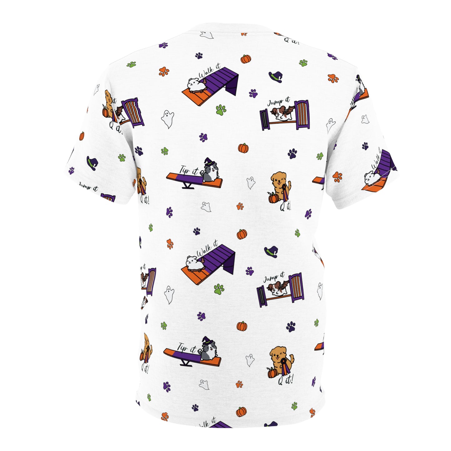 Halloween Agility Day Unisex Cut & Sew Tee